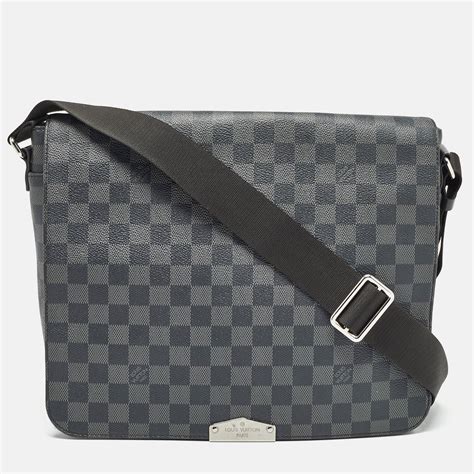 louis vuitton district mm bag|louis vuitton checkered tote bag.